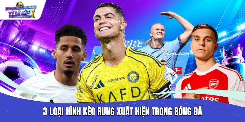 3 loại hình kèo rung xuất hiện trong bóng đá